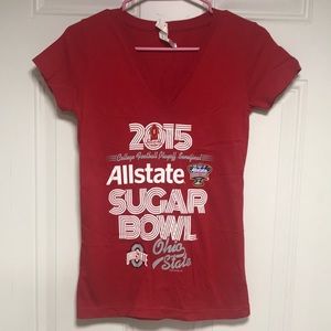 Ohio State Tee Shirt - Size Medium - V neck